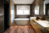 Brickstone Collection Porcelain Tile Red - 5"x10" Room Scene