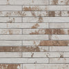 Brickstone Collection Porcelain Tile Rustique White - 2"x18" Swatch