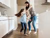 RigidCORE Herringbone LVT Bridgewater Brown Room