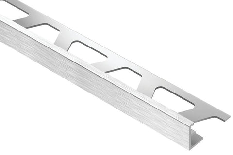 Schluter Schiene Edge Trim Aluminum Brushed Chrome Anodized