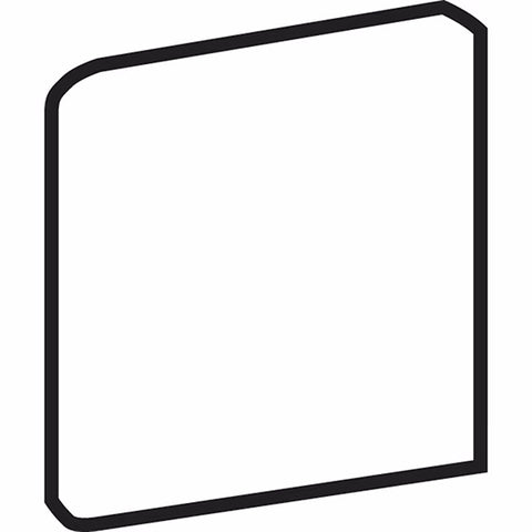 Daltile Color Wheel Classic Group 3 Trim Bullnose Corner 4x4 Swatch