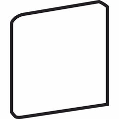 Daltile Color Wheel Linear Trim Bullnose Corner 2 1/8 x2 1/8 Swatch