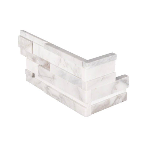 MSI Ledgestone Veneer - Calcatta Cressa 3D Corner - Honed Swatch