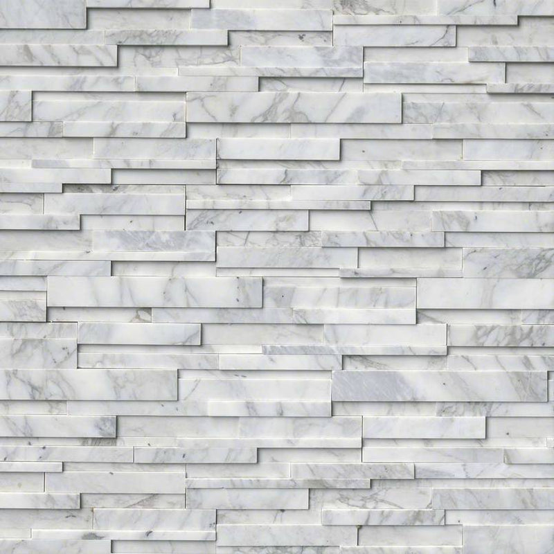 MSI Ledgestone Veneer - Calcatta Cressa 3D Panel - Honed