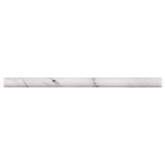 Marble Tile Collection Calacatta Cressa 3/4"x3/4"x12" Pencil Molding Swatch
