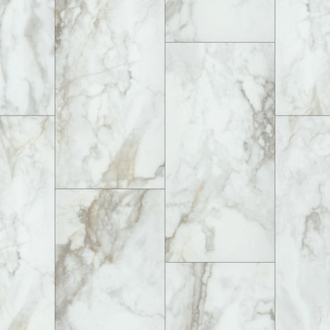 Shaw Easy Paragon Tile Plus Floorte Calacatta Swatch