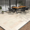 Arterra Porcelain Paver Caldera Blanca - 16"x47" Outdoor Scene 2