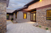 MSI Ledgestone Veneer - California Gold Panel - Splitface Outdoor Scene