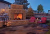 MSI Ledgestone Veneer - California Gold Corner - Splitface Outdoor Scene