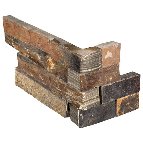 MSI Ledgestone Veneer - California Gold Corner - Splitface Swatch