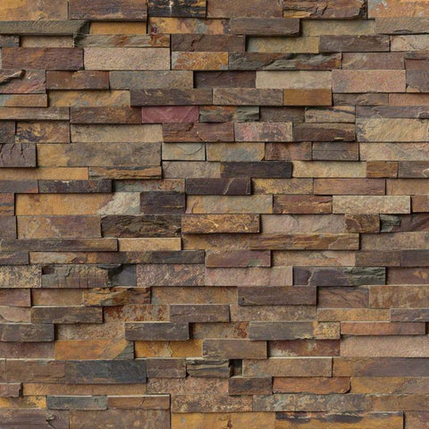 MSI Ledgestone Veneer - California Gold Panel - Splitface Swatch