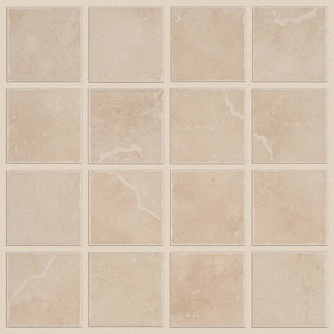 Shaw Tile Colonnade Camel 3x3 Mosaic Swatch