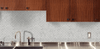 Marble Tile Collection Carrara White Basketweave Pattern Room Scene