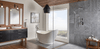 Quartize Tile Collection Ostrich Gray - 16"x16" - Honed Room Scene