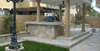Quartize Tile Collection Golden White - 12"x12" Outdoor Scene