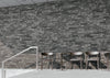 Brickstone Collection Porcelain Tile Charcoal - 2"x10" Room Scene