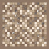 Shaw Tile Awesome Mix Cappuccino 5/8 Mosaic Wall Swatch