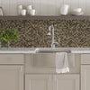 Shaw Tile Awesome Mix Cappuccino 5/8 Mosaic Wall Room Scene