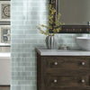 Shaw Tile Cardinal Cloud 3x9 Beveled Glass Wall