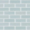 Shaw Tile Cardinal Cloud 3x9 Beveled Glass Wall