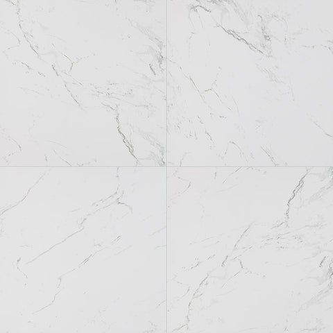 Pietra Porcelain Collection Carrara - 24"x24" Polished Swatch