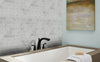 Marble Tile Collection Carrara White 3"x6" Honed Room Scene
