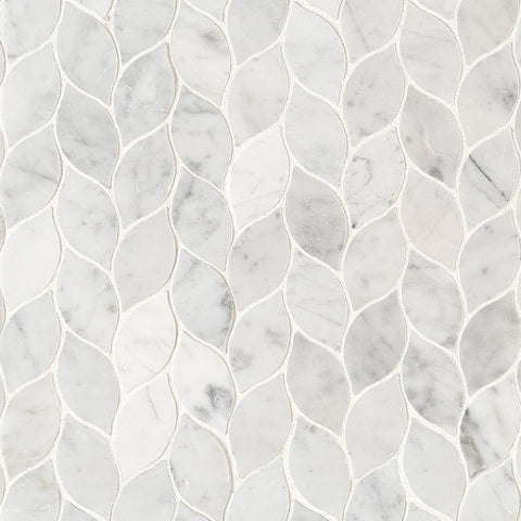 Marble Tile Collection Carrara White Blanco Swatch