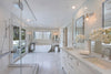 Marble Tile Collection Carrara White 18"x18" - Polished Room Scene