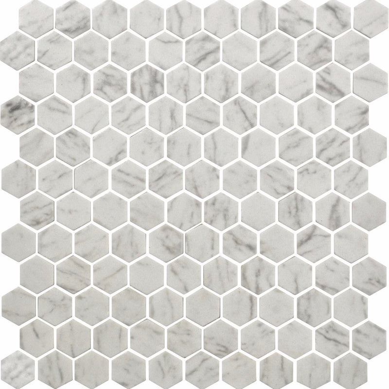 Daltile Uptown Glass Mosaic Hexagon Matte