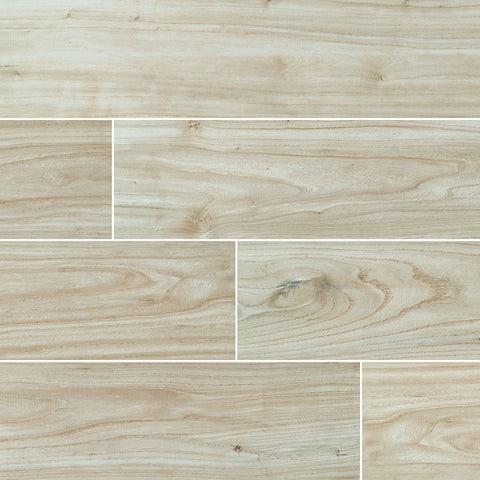 Catalina Collection Maple Porcelain Tile - 8x48" Polished Swatch