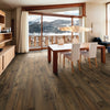 Paramount Engineered Barnwood Cathedral Brown Room Scene