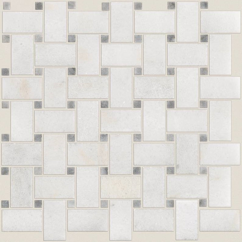Shaw Tile Boca Channel Basketweave Polished Mosaic