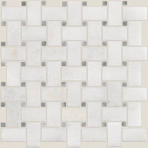 Shaw Tile Boca Channel Basketweave Polished Mosaic Swatch