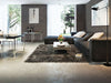MSI Ledgestone Veneer - Charcoal Pencil Panel - Split Face Room Scene