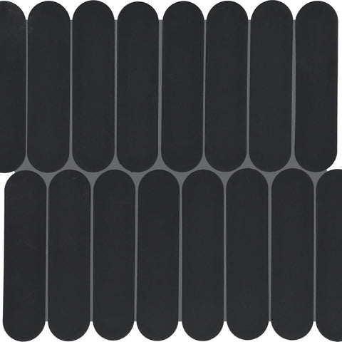 Daltile Artefino Element Mosaic Capsule 1 1/2x6 Charcoal