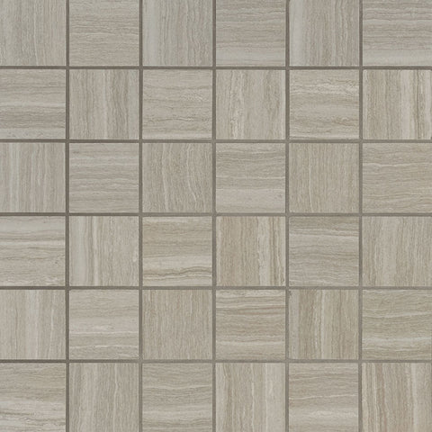 Essentials Ceramic Tile Collection Charisma Silver - 2"x2" Swatcj