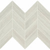 Daltile Articulo Chevron Polished Editorial White