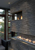 MSI Ledgestone Veneer - Coal Canyon Panel - Split Face Room Scene
