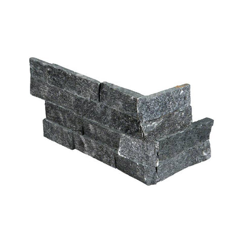 MSI Ledgestone Veneer - Coal Canyon Corner - Split Face Swatch