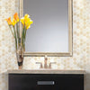 Shaw Tile Boca Coastal Textured Hexagon Mosaic Room Scene