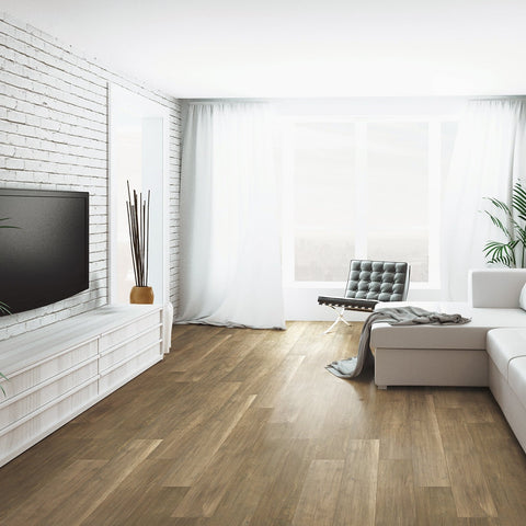 Paramount Engineered Country View Maple Coffee Cream Room Scene