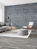 MSI Ledgestone Veneer - Cosmic Black 3D Wave Panel - Split Face Room Scene