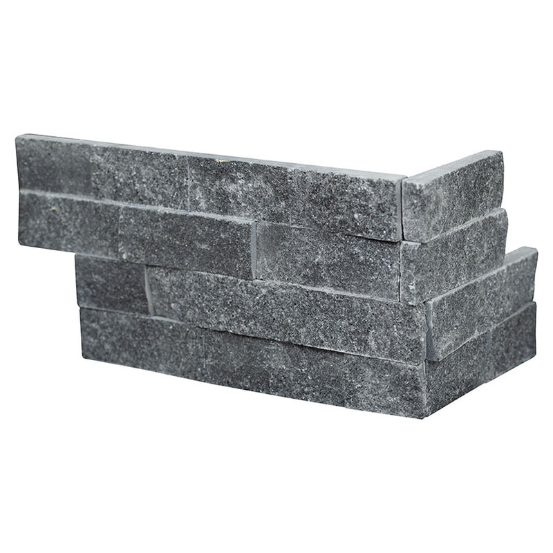 MSI Ledgestone Veneer - Cosmic Black Corner - Split Face