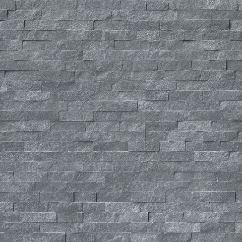 MSI Ledgestone Veneer - Cosmic Black Panel - Split Face Swatch