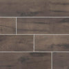 Cottage Collection Wenge Porcelain Tile - 8x48" Swatch