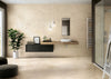 Livingstyle Porcelain Tile Collection Cream - 18"x36" Room Scene