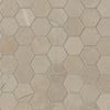 Sande Porcelain Tile Collection Cream - 2"x2" Hexagon Matte
