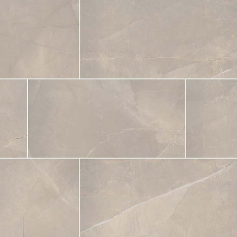 Sande Porcelain Tile Collection Cream - 12"x24" Matte