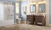 Marble Tile Collection Crema Marfil Herringbone Room Scene