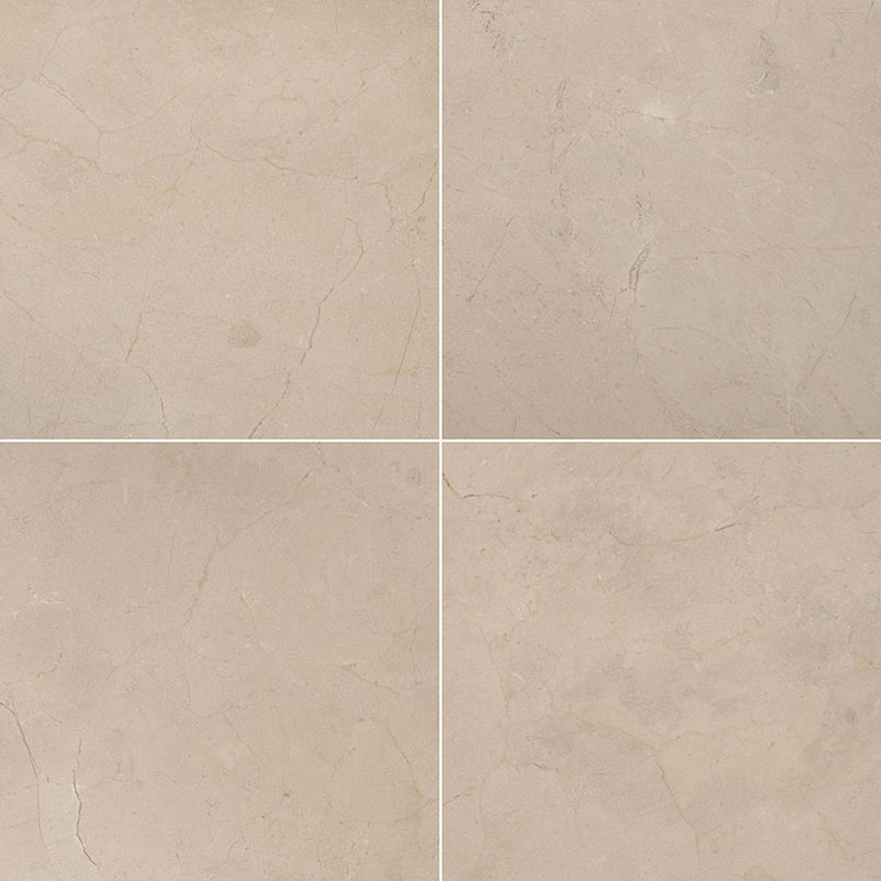 Marble Tile Collection Crema Marfil Honed Select 12